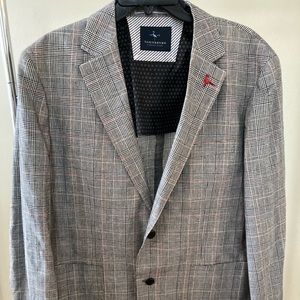 Mens Plaid Suit Jacket